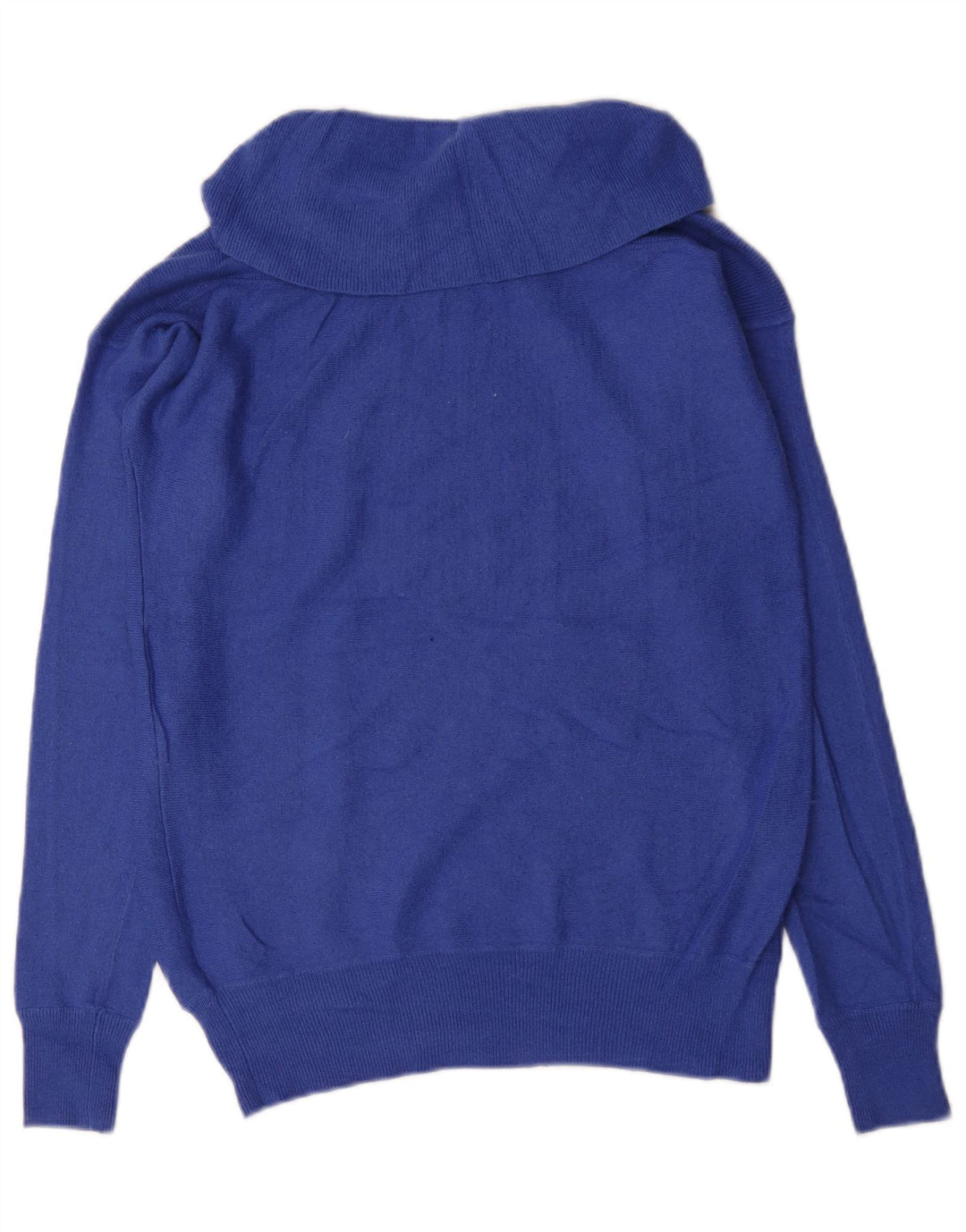 Reiss Suéter extragrande con cuello vuelto para mujer UK 10 Small Viscosa azul