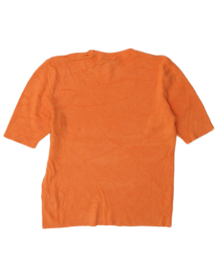 Marks & Spencer Camiseta para mujer Top UK 44 Large Viscosa naranja
