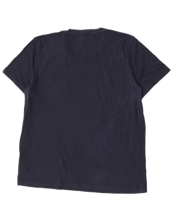 Juicy Couture Camiseta para Mujer Top UK 46 Grande Azul Marino Algodón