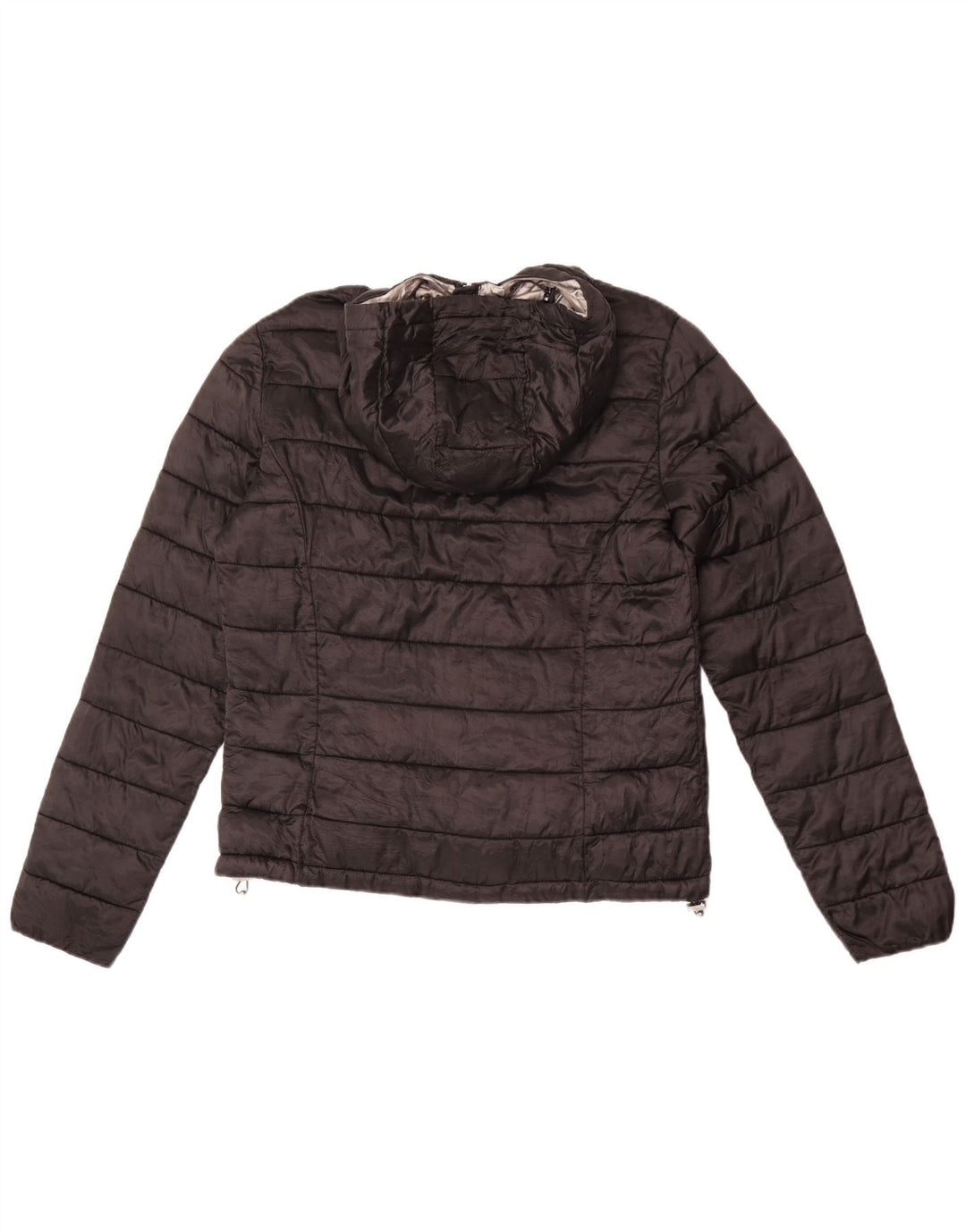 Champion Chaqueta Acolchada Con Capucha Mujer UK 40 XL Poliamida Negra