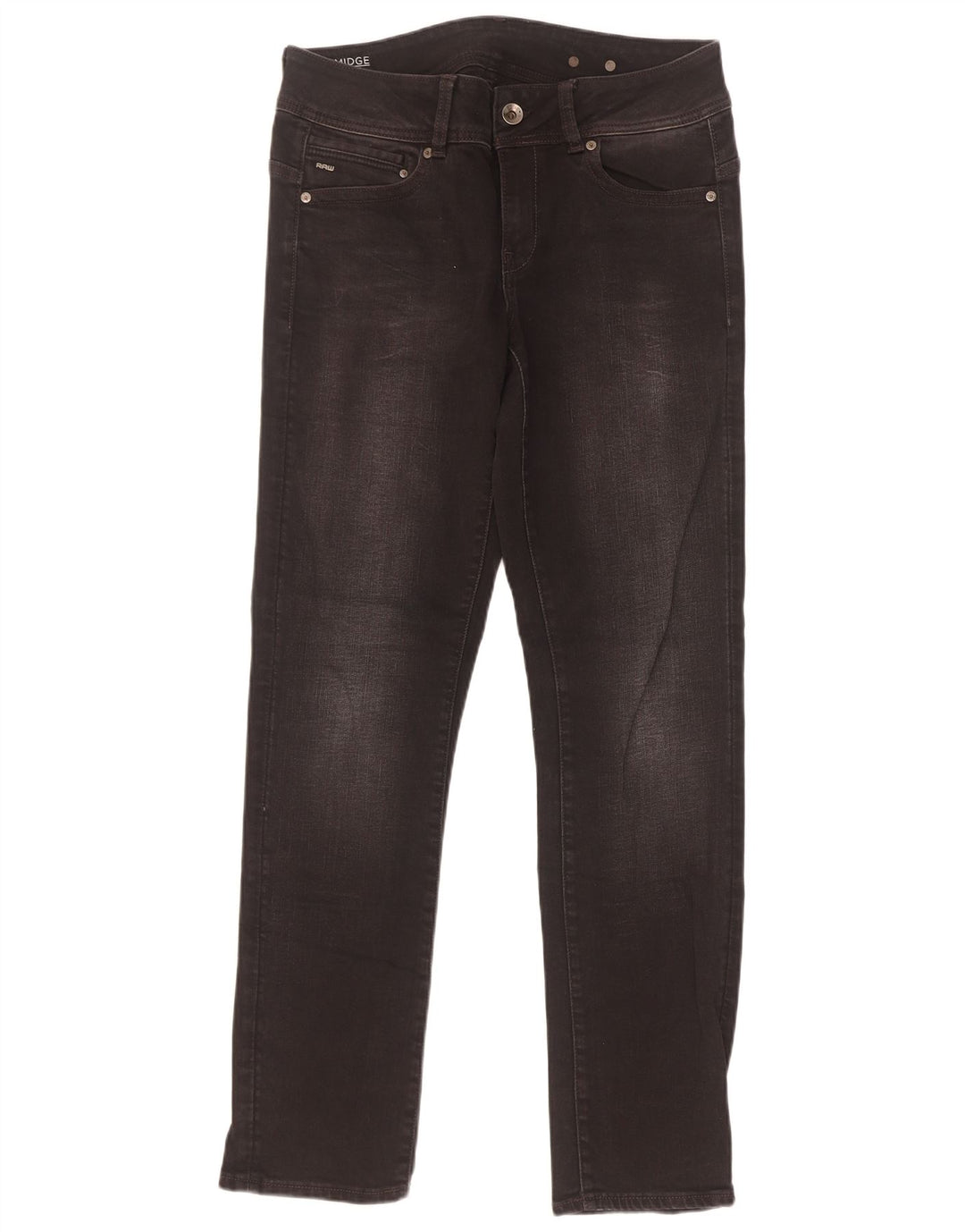 Vaqueros rectos Midge para mujer G-Star W31 L32 Algodón negro
