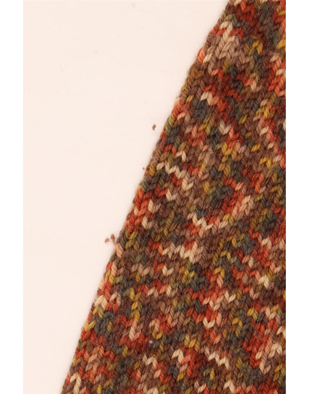 Vintage hombres Cardigan suéter medio multicolor moteado