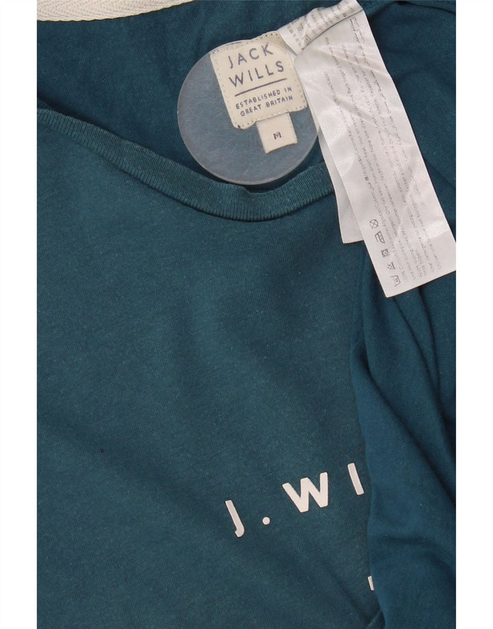Jack Wills - Camiseta gráfica para hombre, color azul medio, algodón