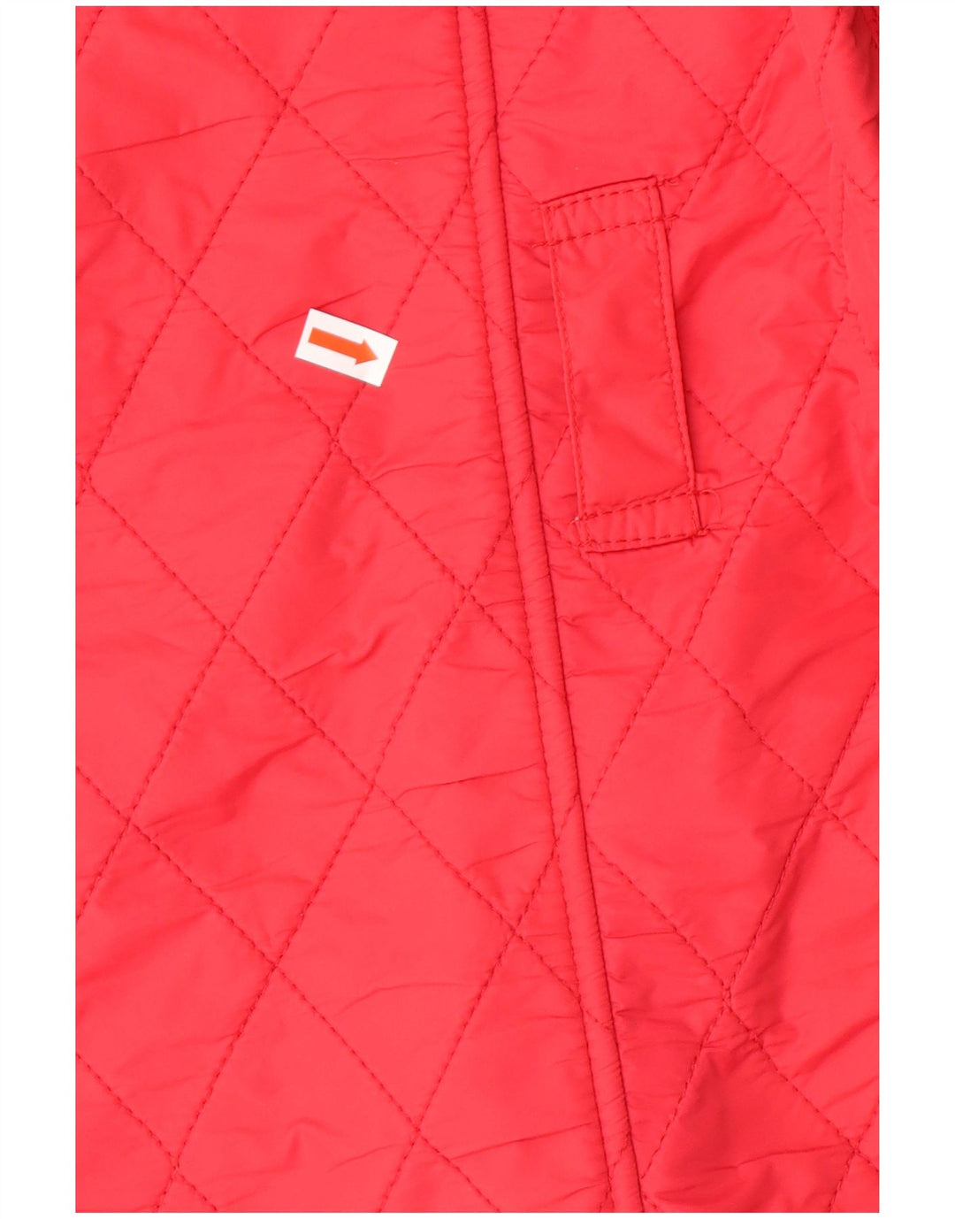 BARBOUR Girls Utility Jacket 10-11 Years Red Polyamide
