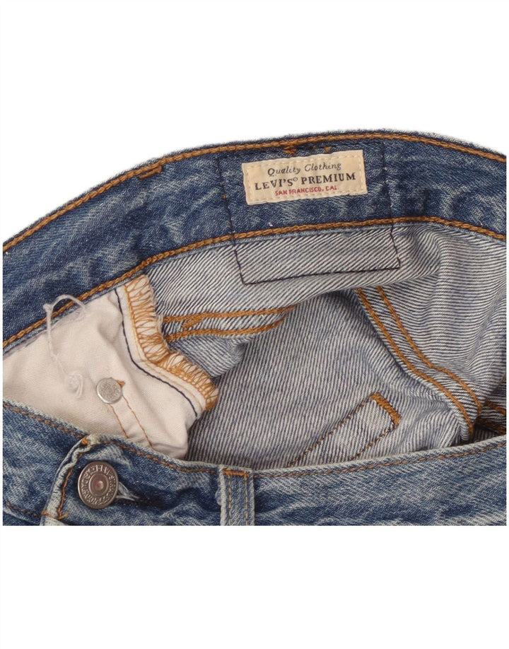 LEVI'S Vaqueros Rectos 501 Mujer W26 L25 Azul