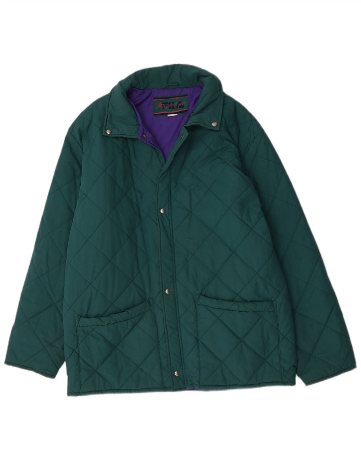 Fila Chaqueta acolchada para hombre UK 42 XL Verde