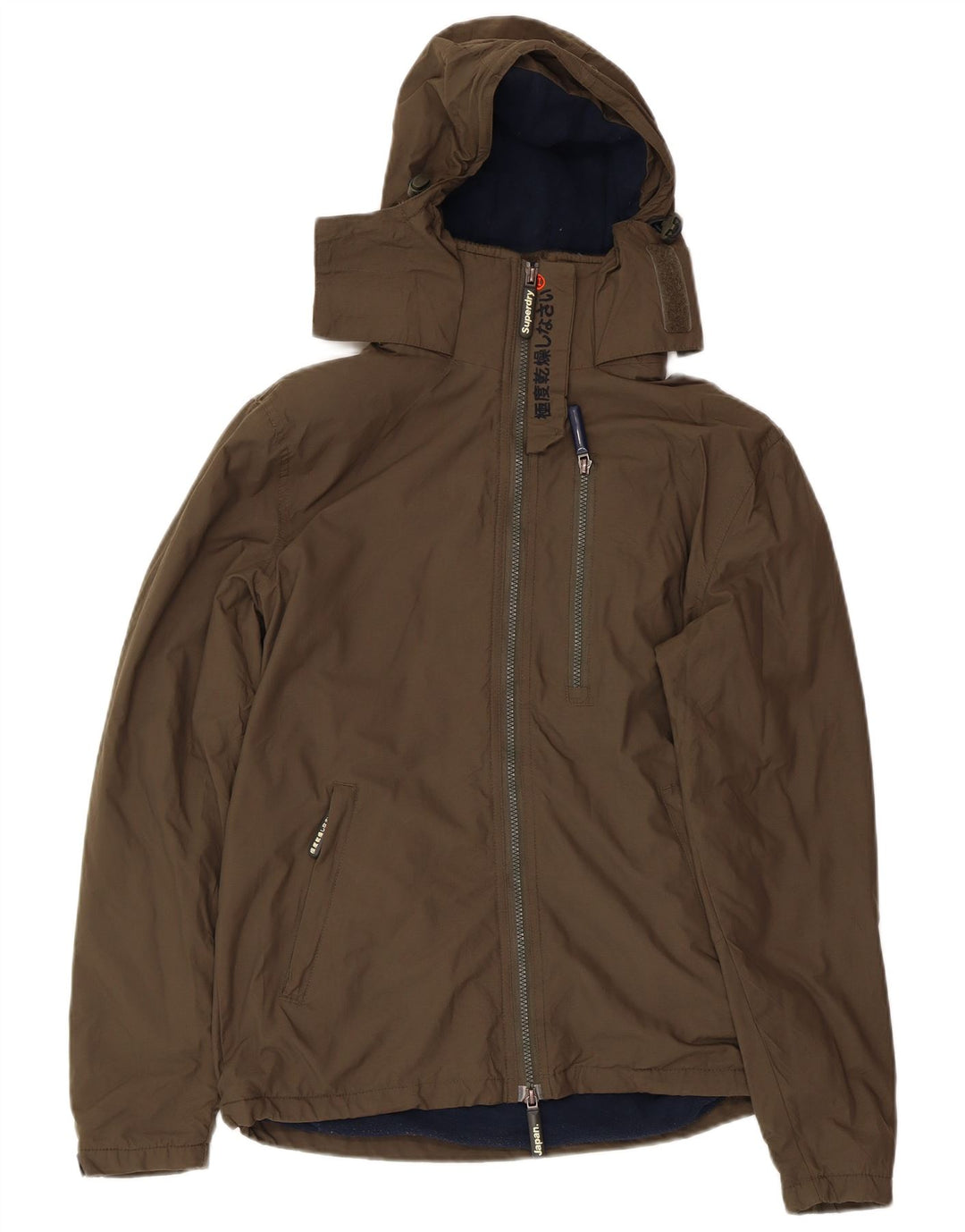 Superdry Chaqueta cortavientos gráfica para hombre UK 36 Small Verde Poliéster