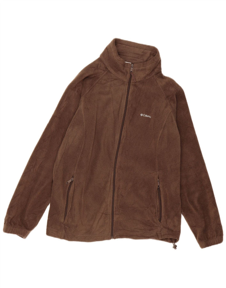 Columbia Chaqueta polar para mujer UK 20 2XL Marrón Poliéster