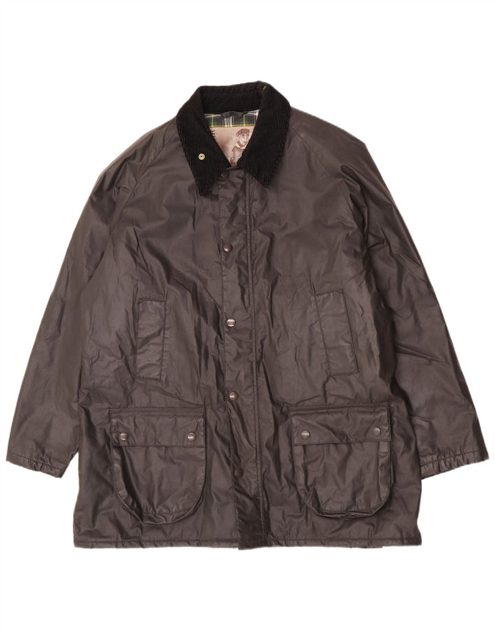 Conbipel Chaqueta de algodón encerado de uso natural para hombre UK 42 XL Poliéster gris