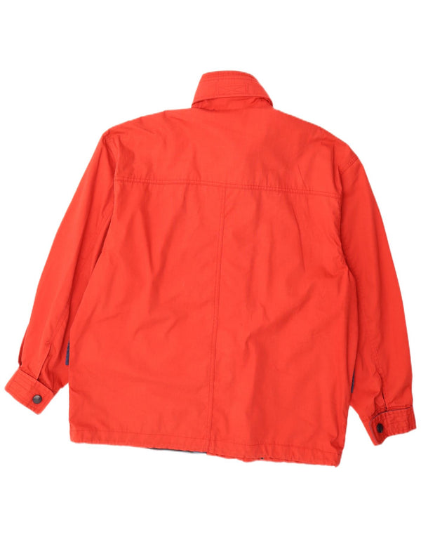 Chaqueta utilitaria vintage para hombre Reino Unido 46 3XL Poliéster rojo
