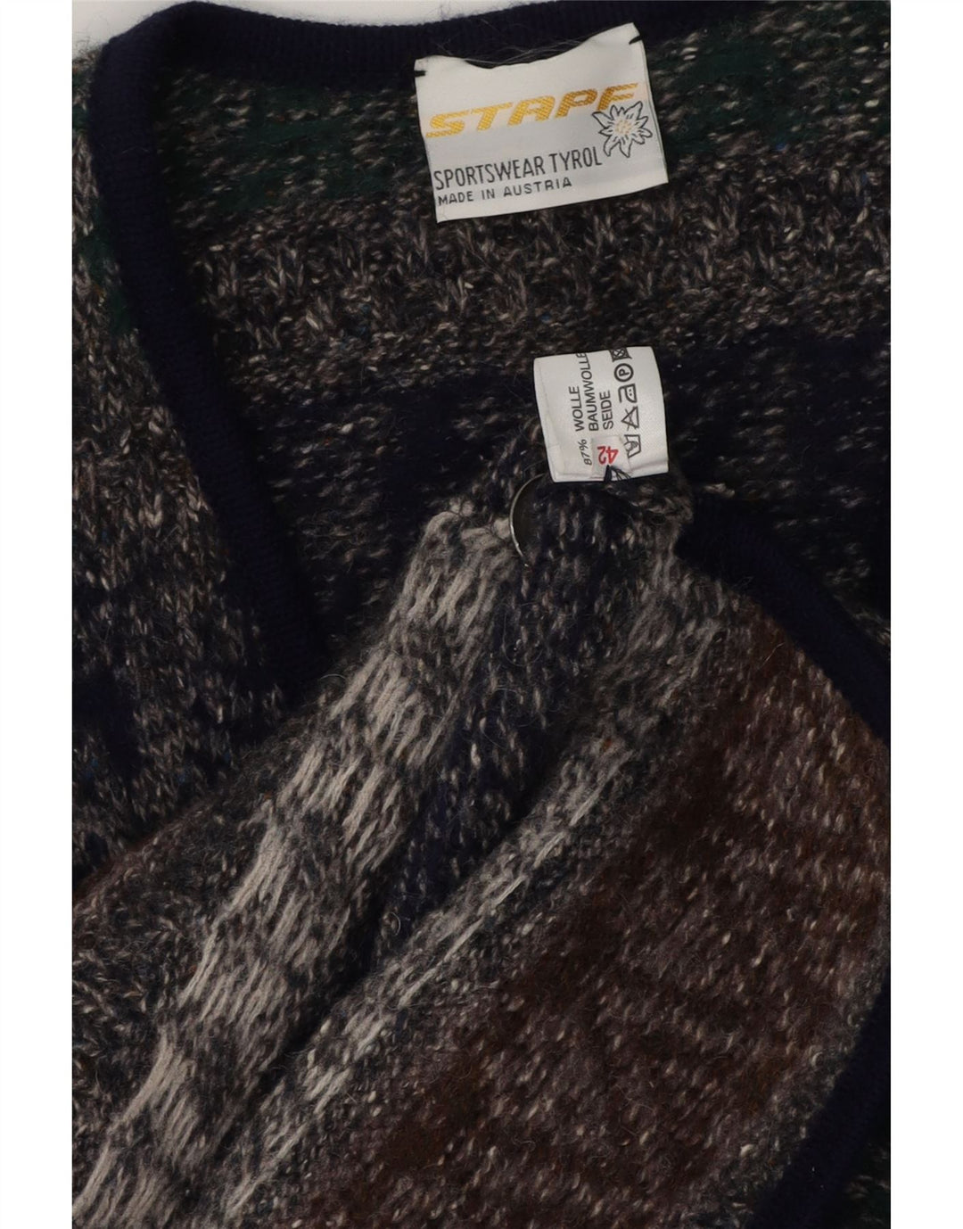 Stapf Cárdigan para mujer EU 42 Grande Multicolor Fair Isle