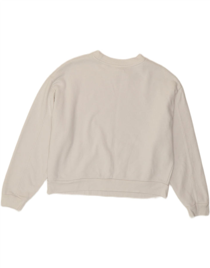 Levi's Sudadera de gran tamaño con gráfico para mujer UK 6 XS Blanco