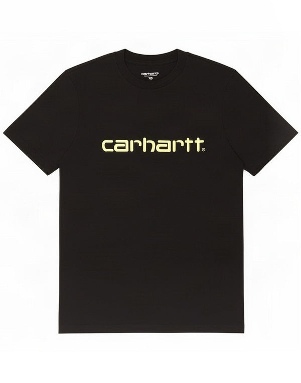 Camiseta estampada Carhartt para hombre XS Algodón negro