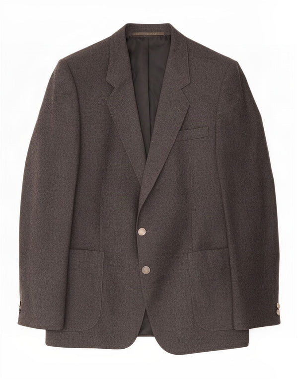 Giuliano Chaqueta tipo blazer de 2 botones para hombre UK 38 Gris medio