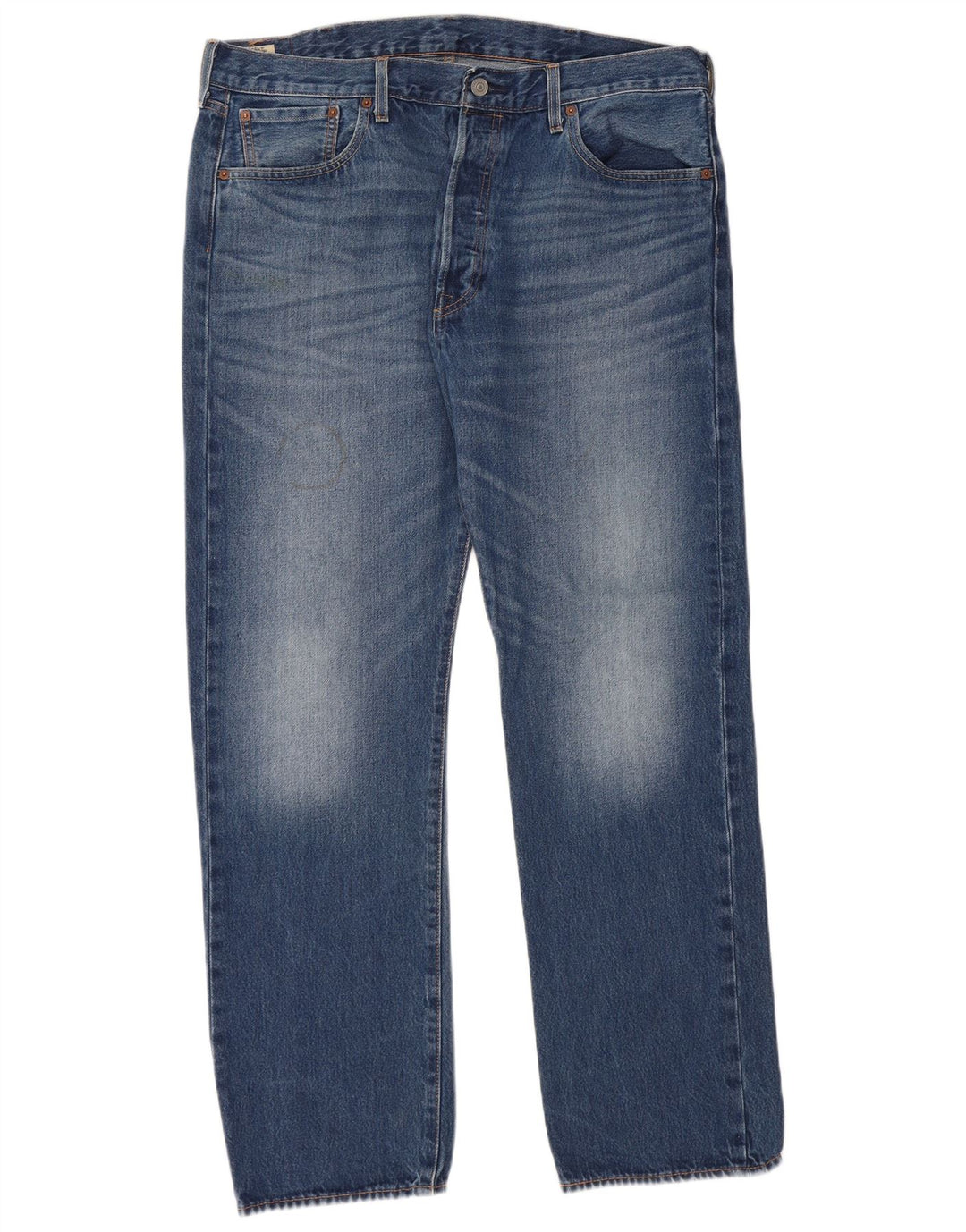 LEVI'S Jeans rectos 501 para hombre W38 L32 Algodón azul