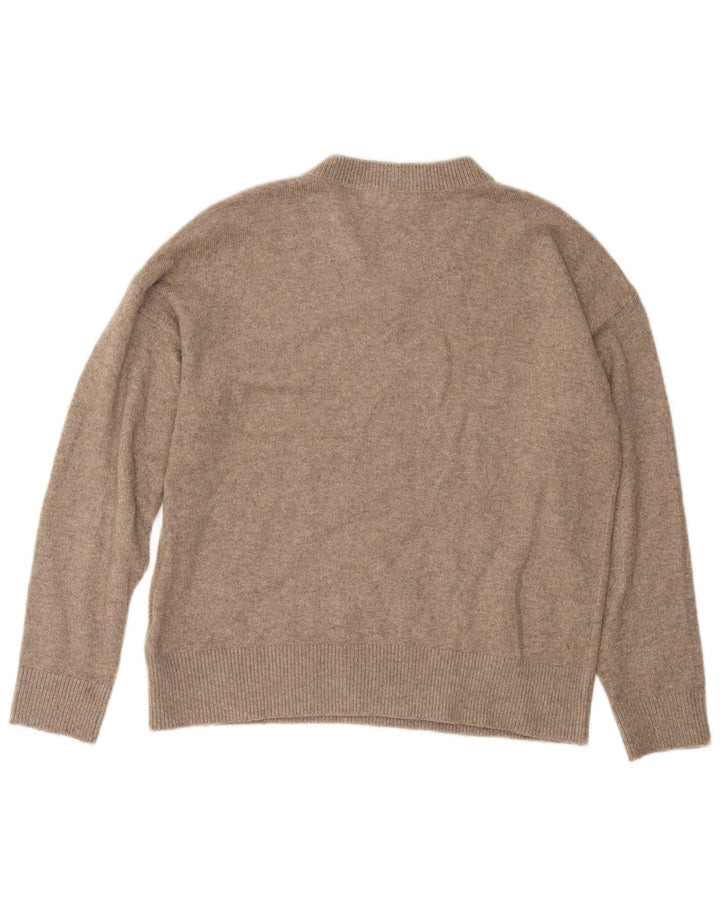Marks & Spencer Jersey con cuello en V para hombre Poliéster beige medio