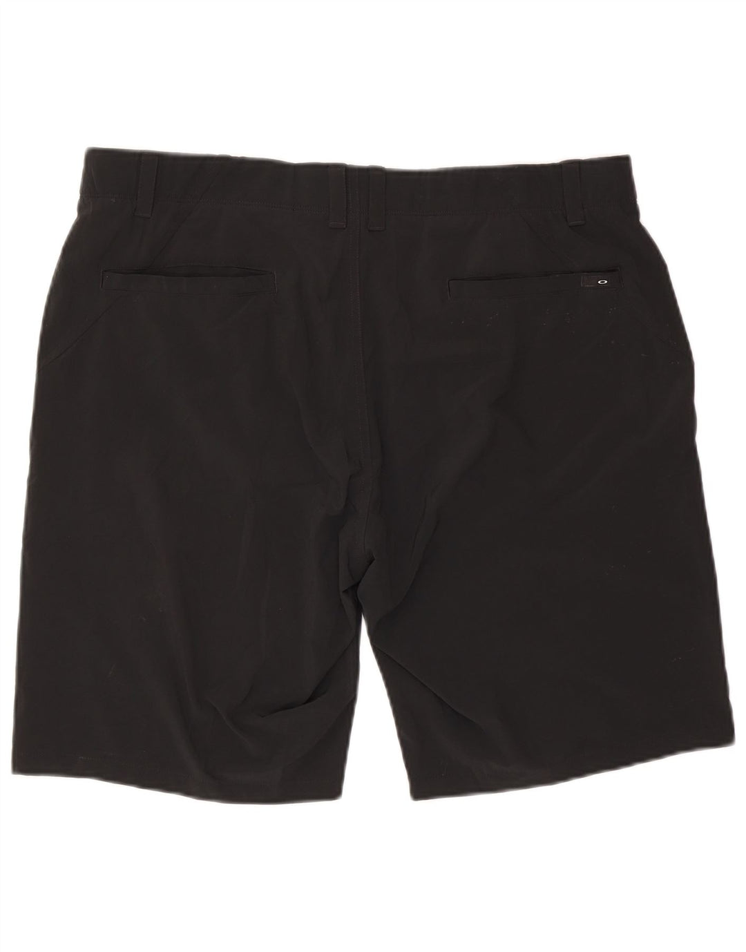 Oakley Pantalones cortos chinos de corte regular para hombre W40 XL Poliéster negro