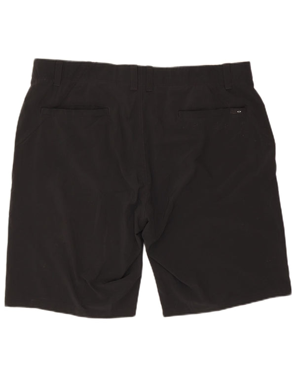 Oakley Mens Regular Fit Chino Shorts W40 XL Black Polyester