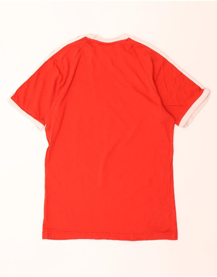 ADIDAS Mens T-Shirt Top Small Red
