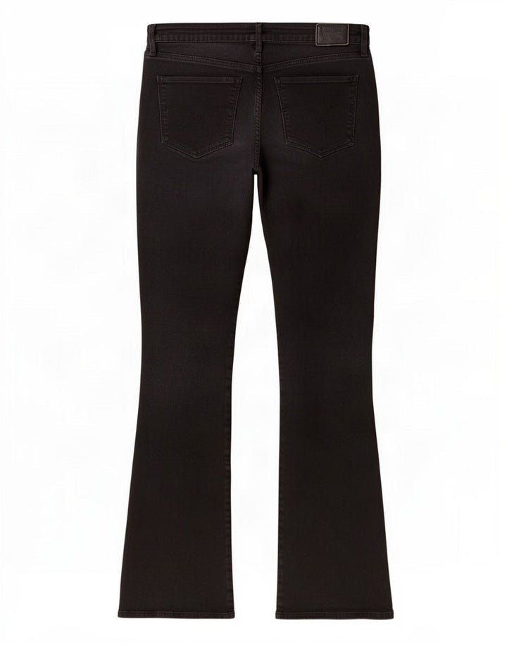 Levi's Vaqueros Bootcut 715 para Mujer W32 L30 Algodón Negro