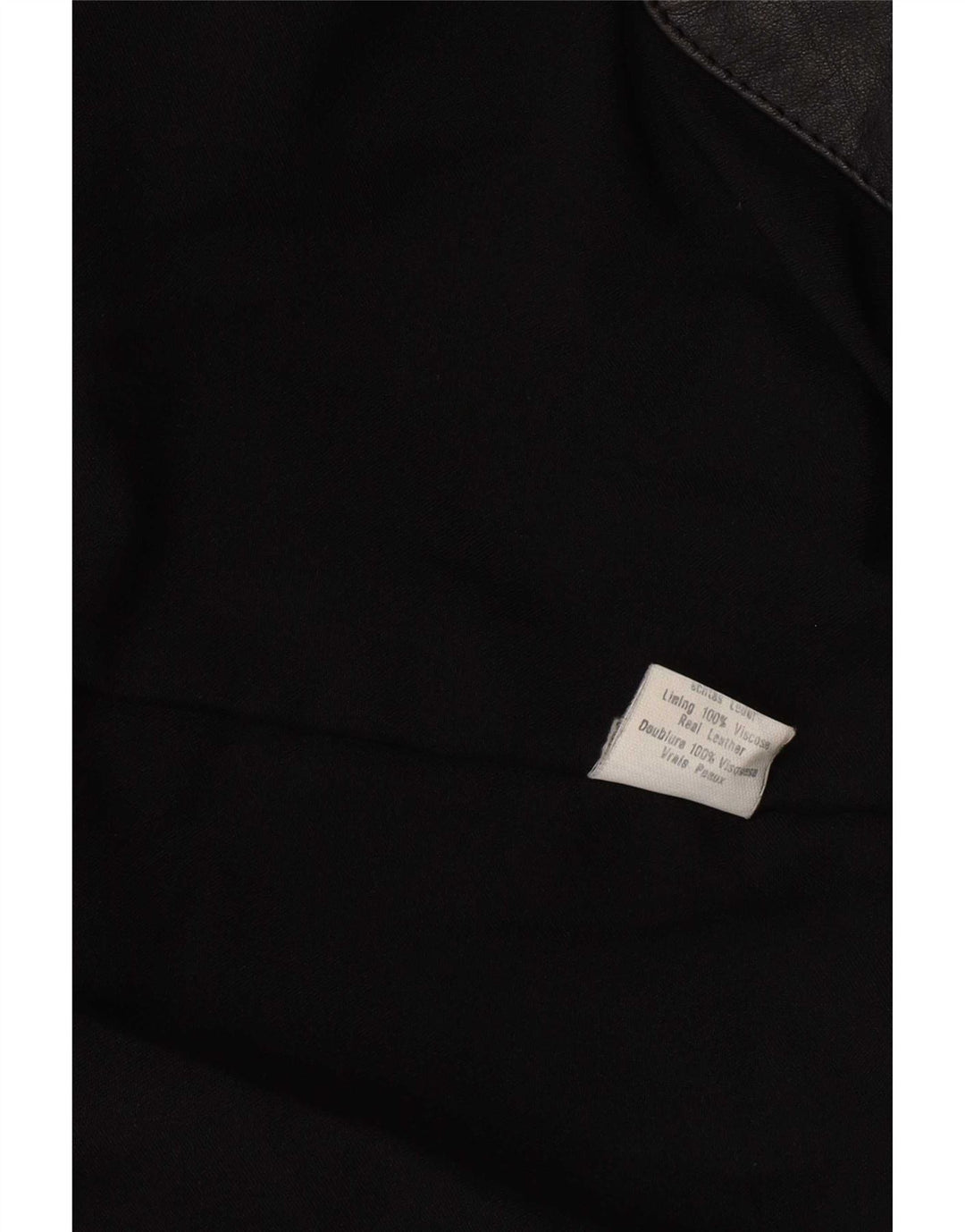 Settore Abrigo de cuero para hombre UK 42 XL Negro