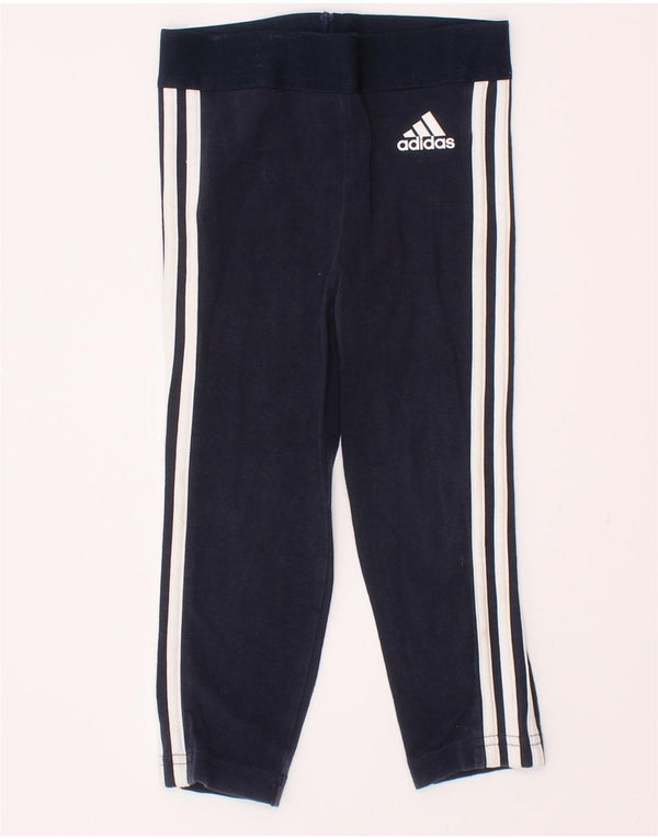 Adidas Pantalón Chándal Bebé Niño 18-24 Meses Azul Marino Algodón