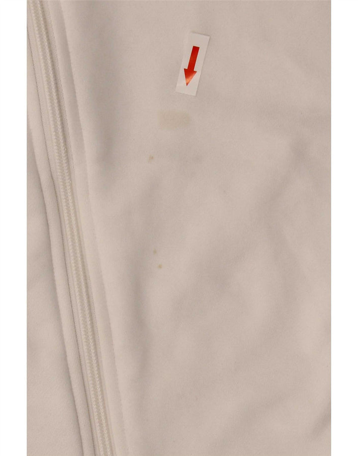 Adidas - Chaqueta de chándal para mujer, talla 16/18, poliéster blanco grande