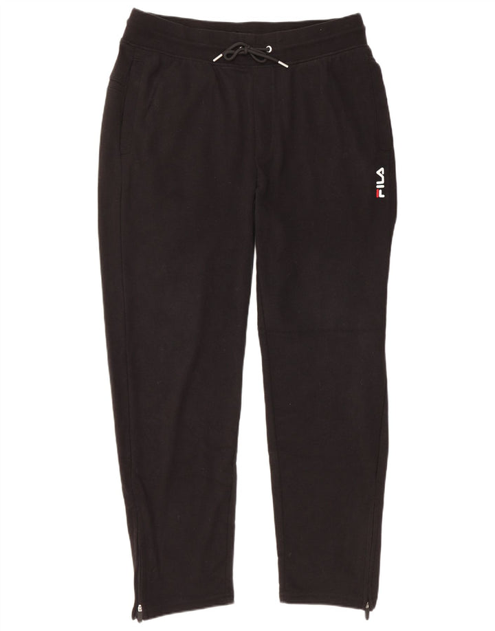 FILA Pantalones de Chándal para Hombre Algodón Negro Mediano