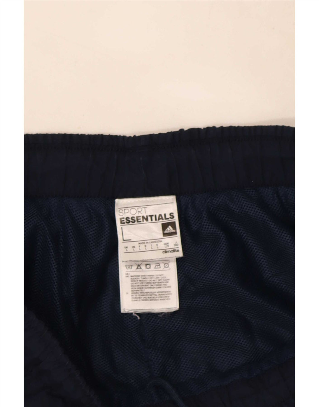 Adidas Mens Climalite Sport Shorts Grande Azul Marino Poliéster