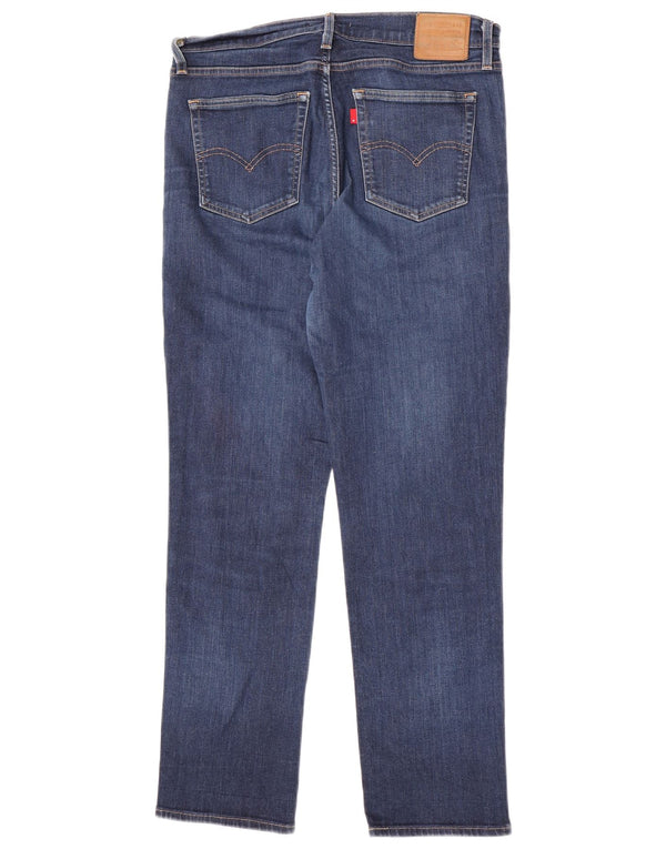Levi's Vaqueros Rectos De Tiro Alto 724 Para Mujer W32 L30 Algodón Azul