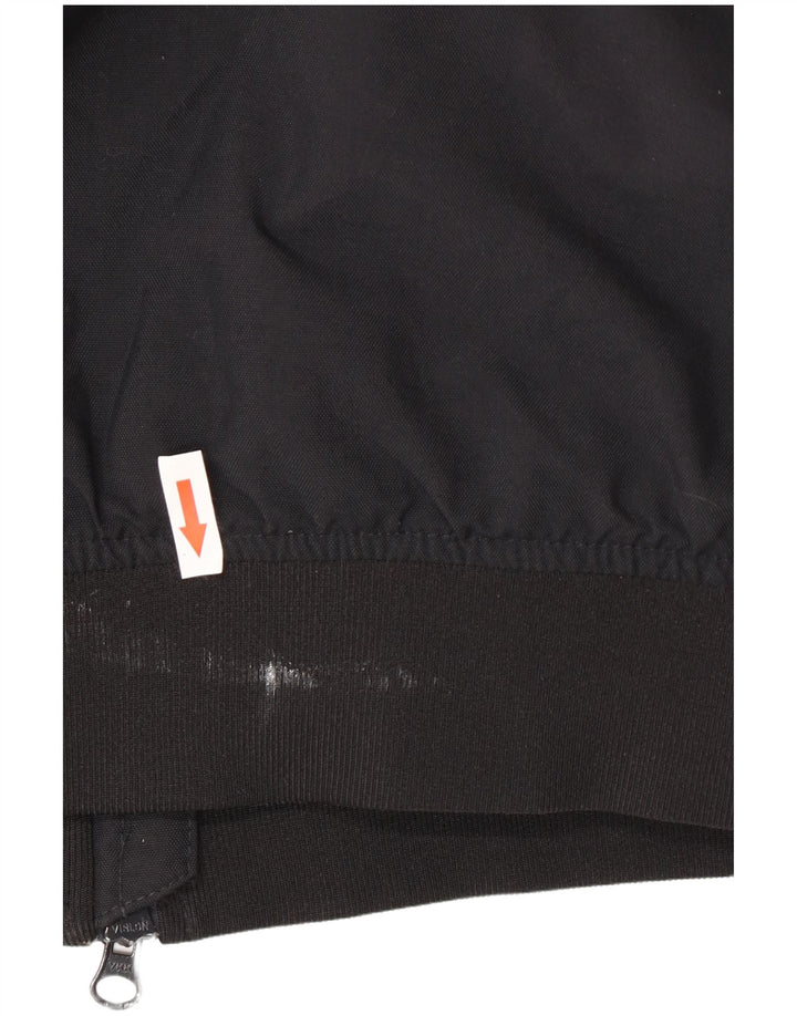 Adidas Chaqueta Bomber con Capucha para Hombre UK 36 Small Poliéster Negro