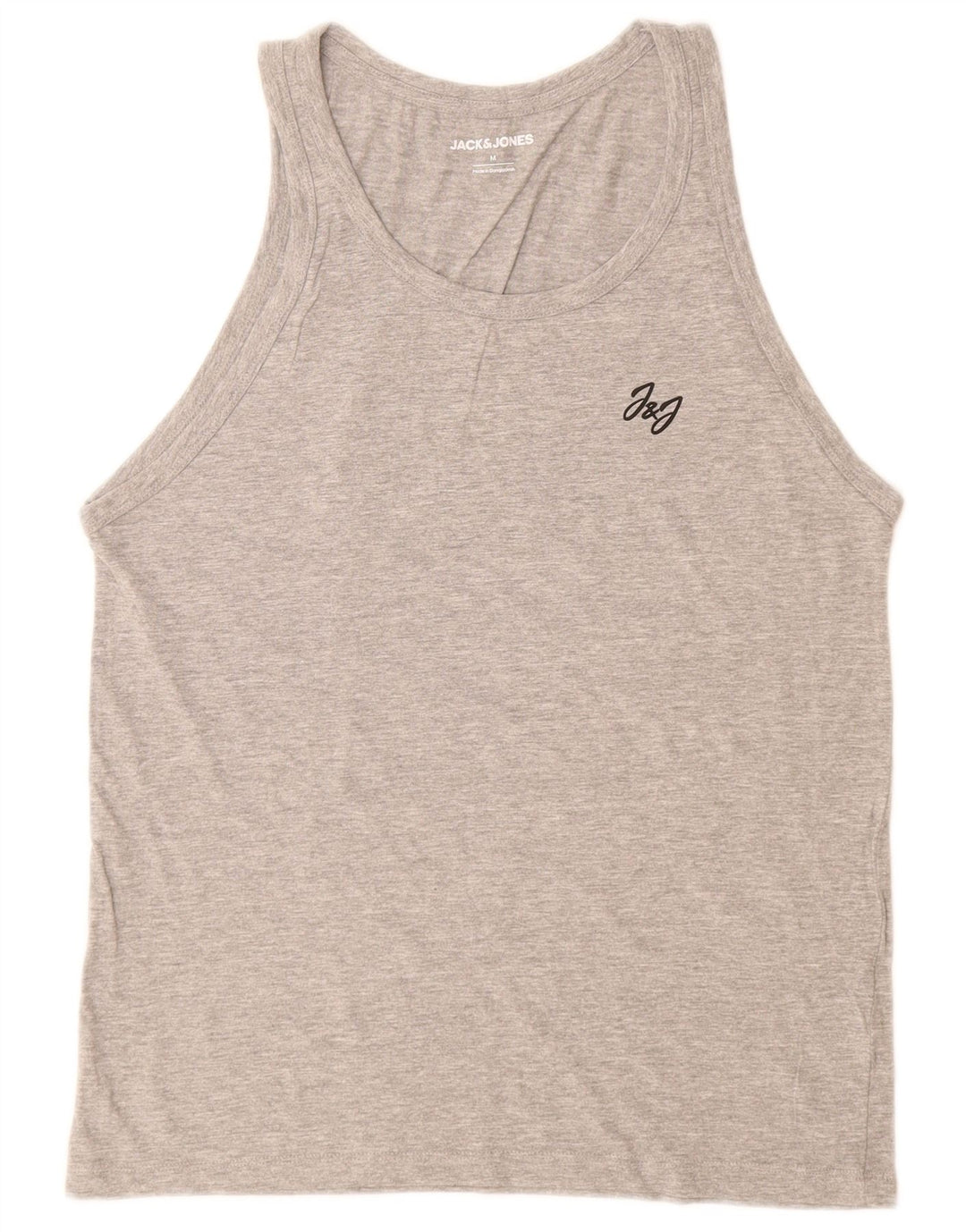 Jack & Jones Hombre Chaleco Top Algodón Gris Medio