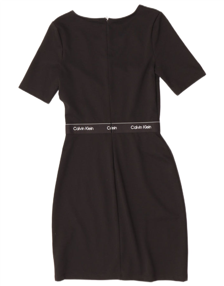 Calvin Klein Vestido tubo gráfico para mujer EU 34 XS Poliéster negro