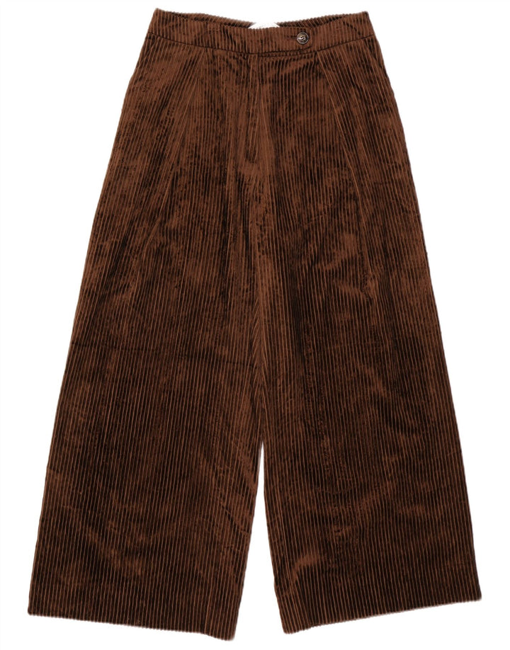 EMMA & GAIA Traje de pana de 2 piezas para mujer IT 44 Mediano W28 L28 Marrón