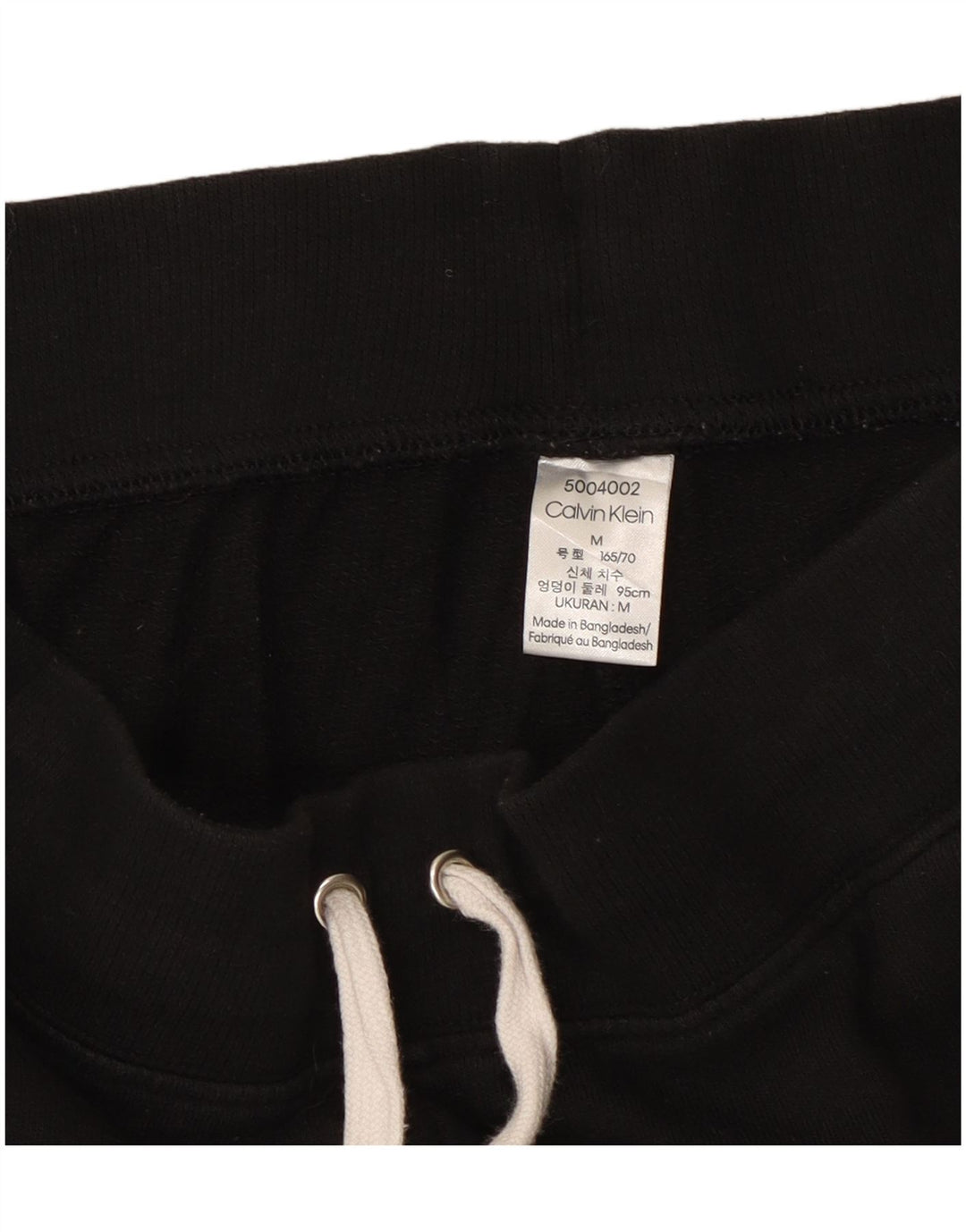 CALVIN KLEIN Pantalones de chándal con estampado gráfico Joggers Medium Black para mujer