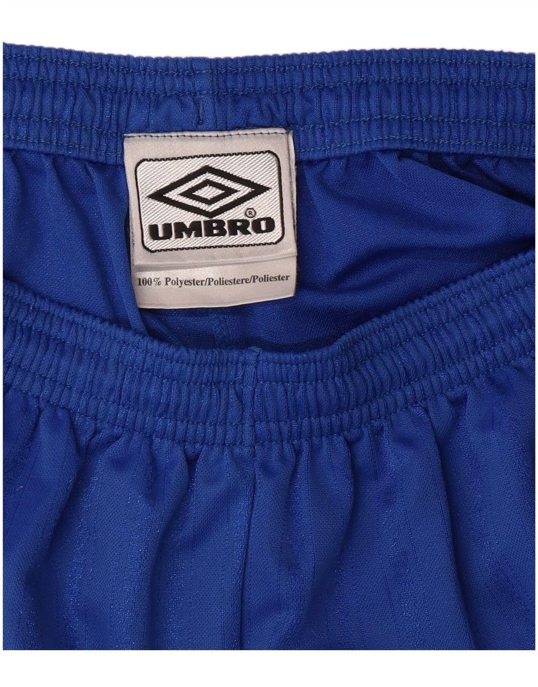 UMBRO Pantalones cortos deportivos para hombre poliéster azul grande
