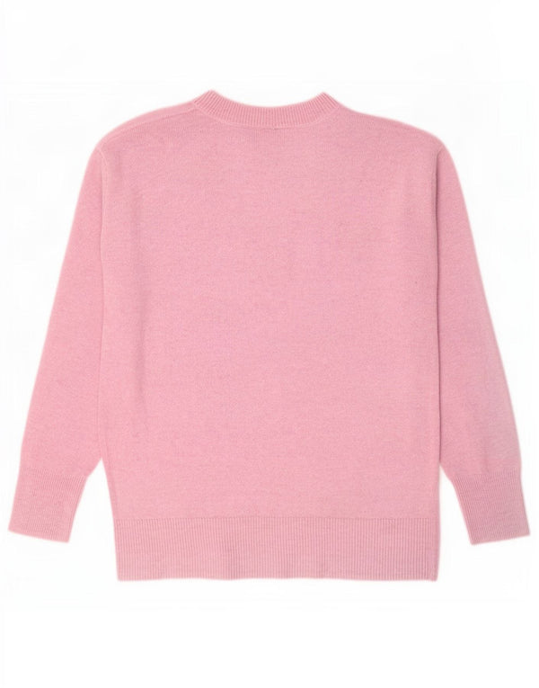 Gap Jersey con Cuello Barco para Mujer UK 40 Medium Pink Nylon