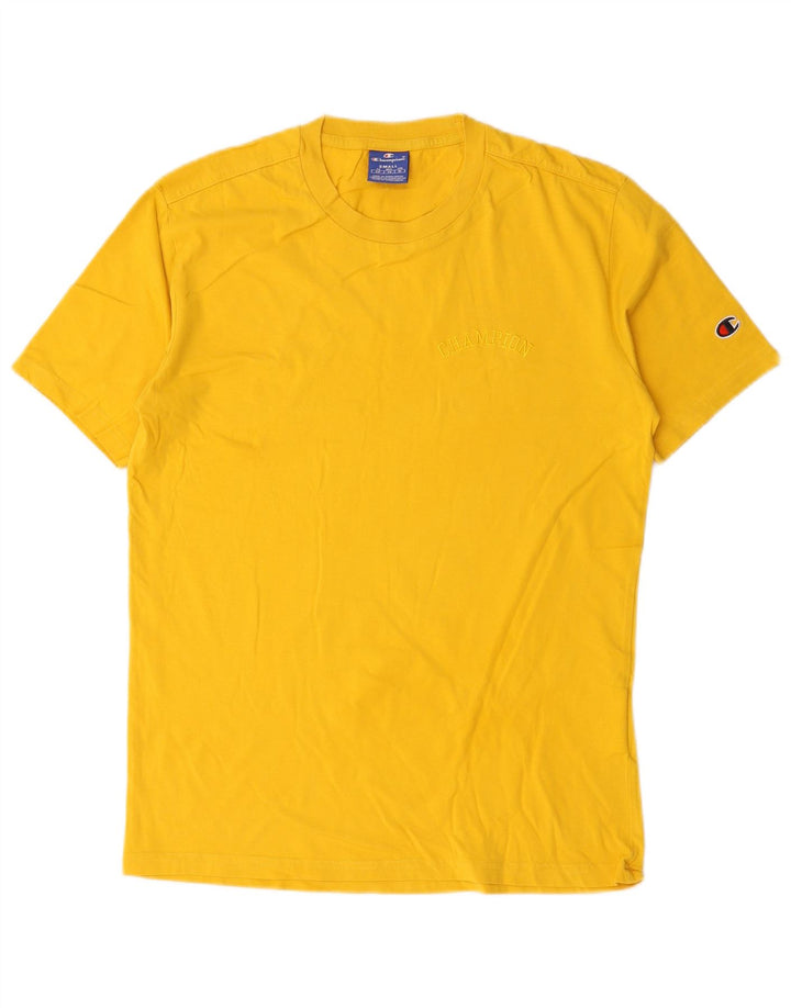 Champion Camiseta Hombre Top Small Amarillo Algodón