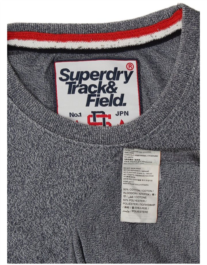 Superdry Camiseta Gráfica De Algodón Gris Medio Para Hombre