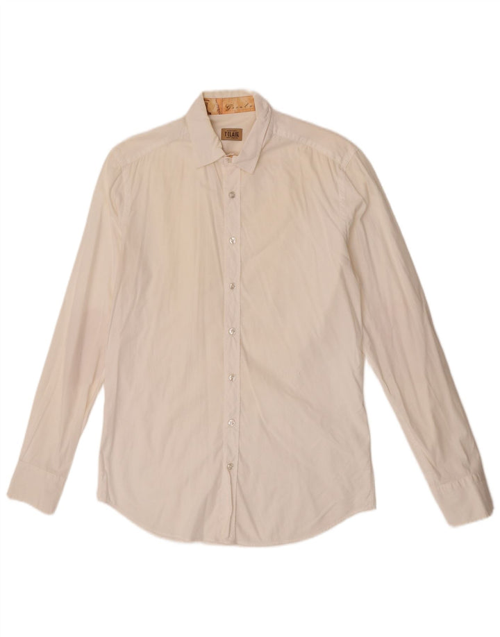 ALVIERO MARTINI Camisa Hombre Medium Blanco Colorblock