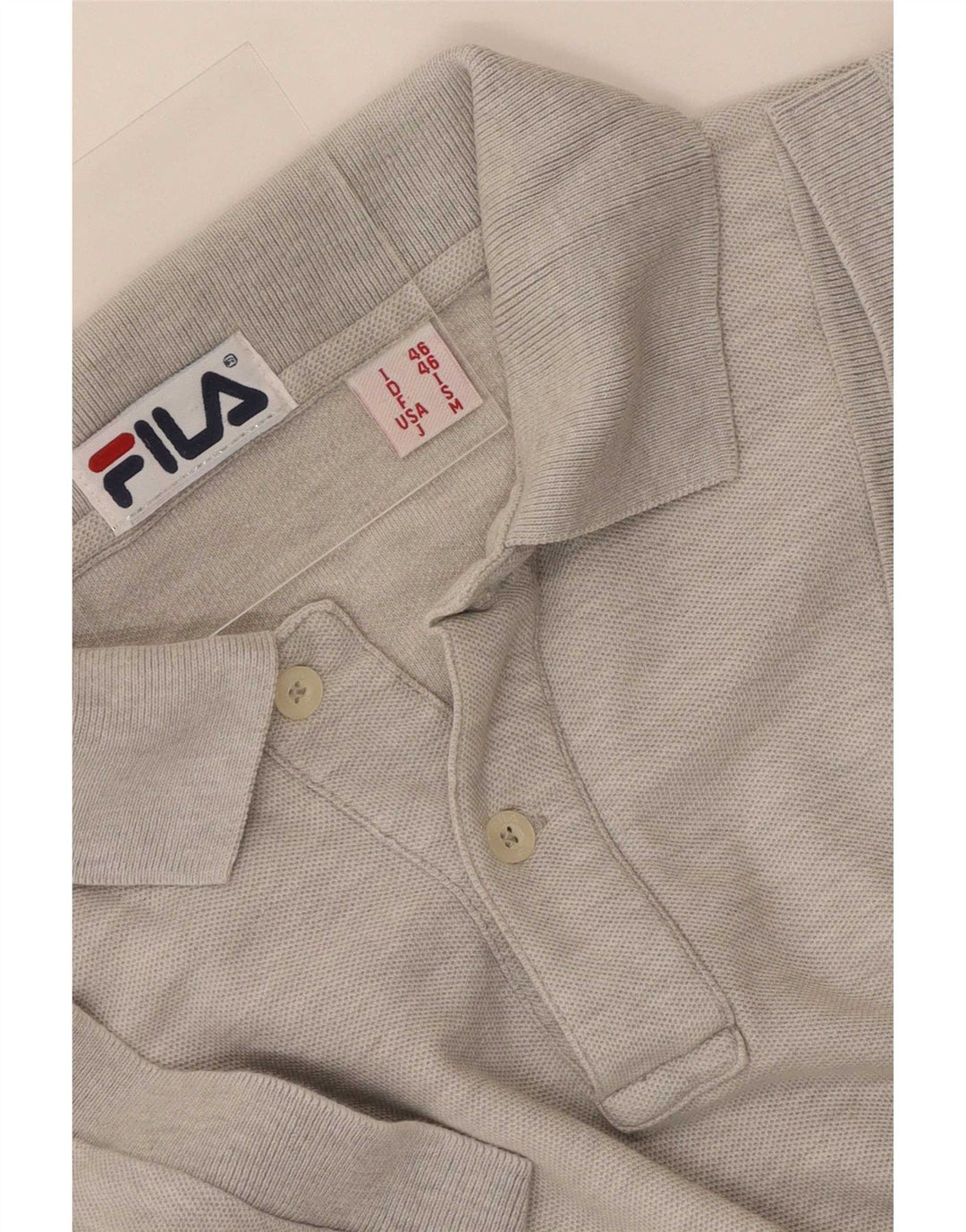 Fila Polo Hombre Pequeño Gris Moteado