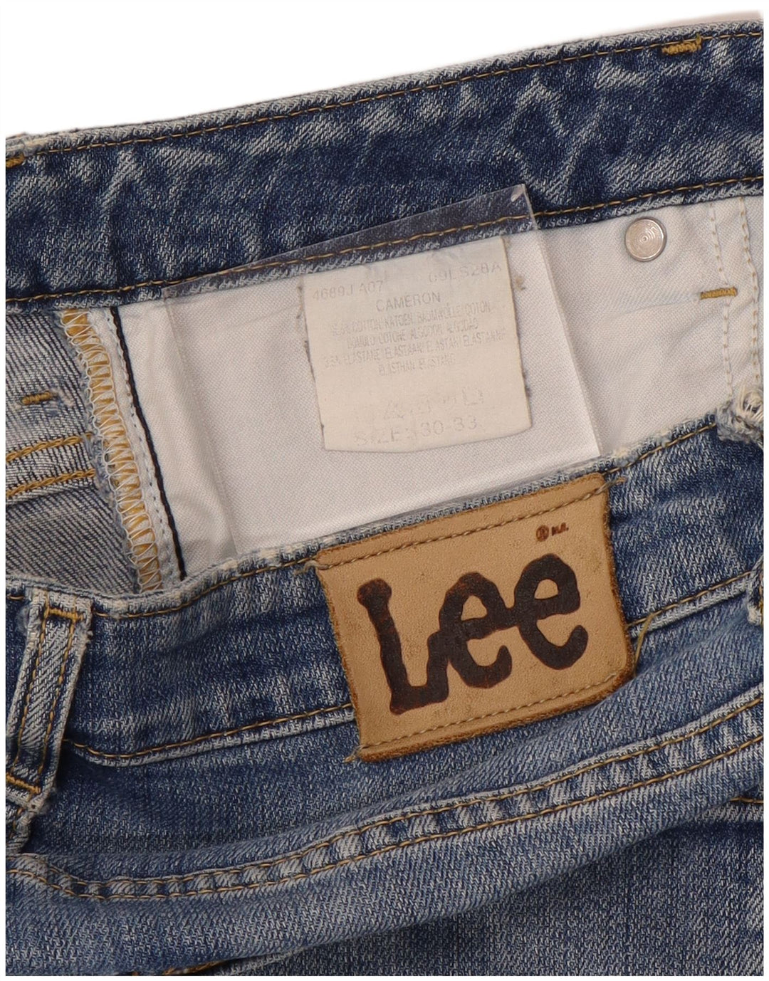 Vaqueros rectos Cameron para mujer LEE W30 L33 Algodón azul