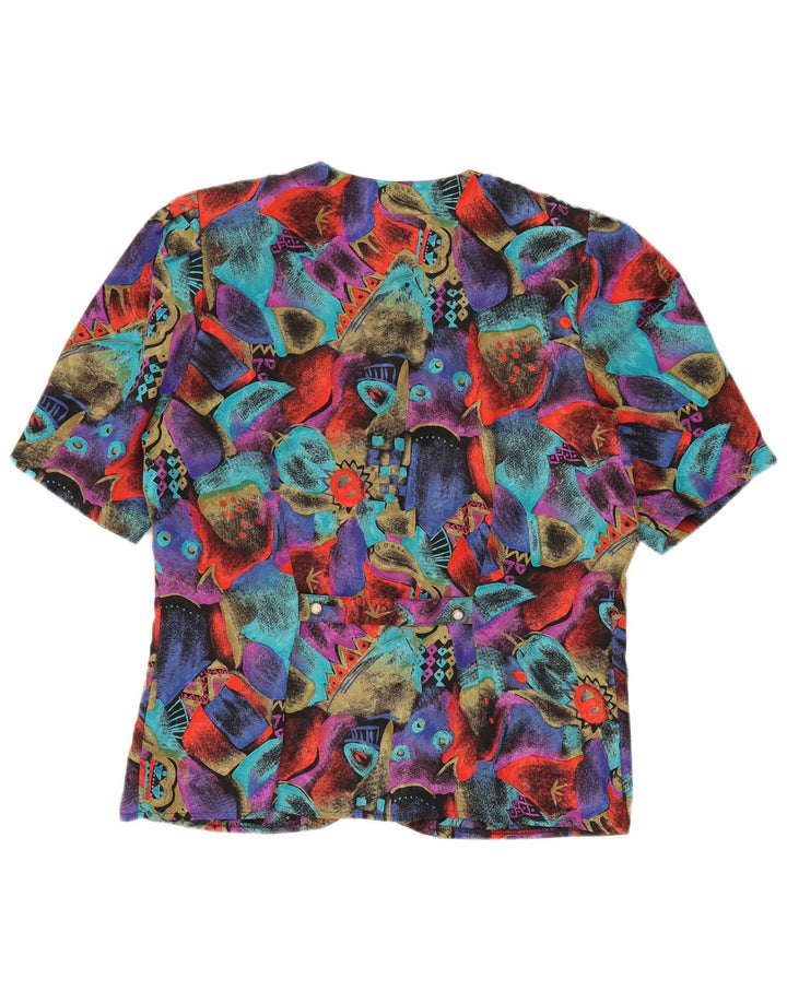 Blusa tipo camisa con estampado abstracto para mujer Golden Gate IT 44 Medium Multicolor
