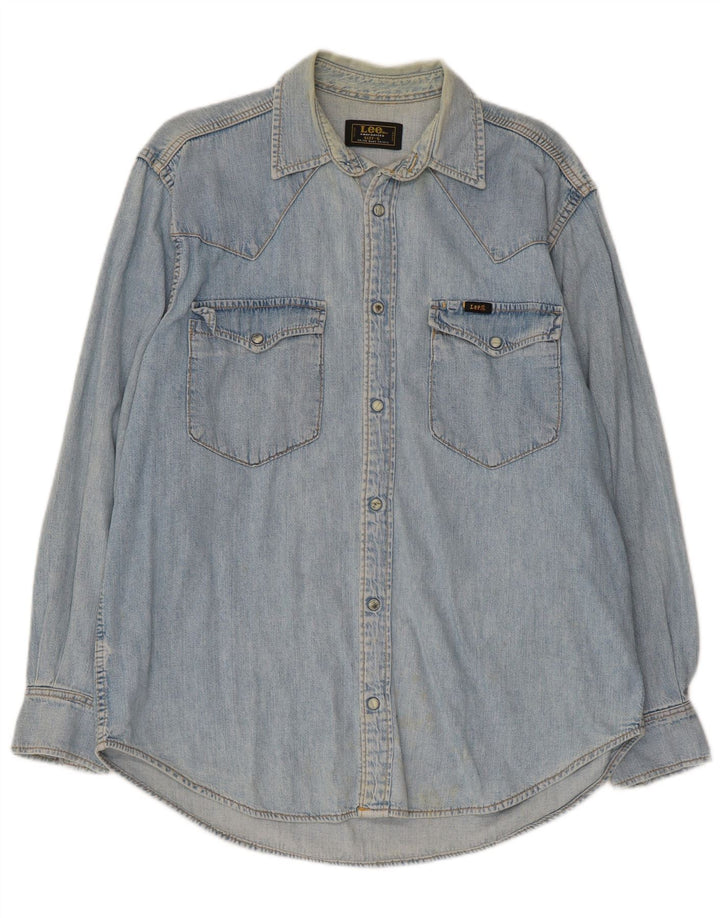 Lee Camisa Vaquera Pequeña De Algodón Azul | Hombre