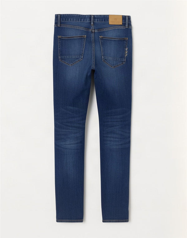 Scotch & Soda Womens Skinny Jeans W30 L32 Blue Cotton