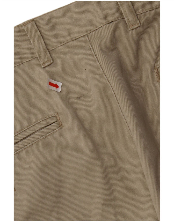 TOMMY HILFIGER Pantalón chino con pinzas para hombre W38 L32 Algodón beige
