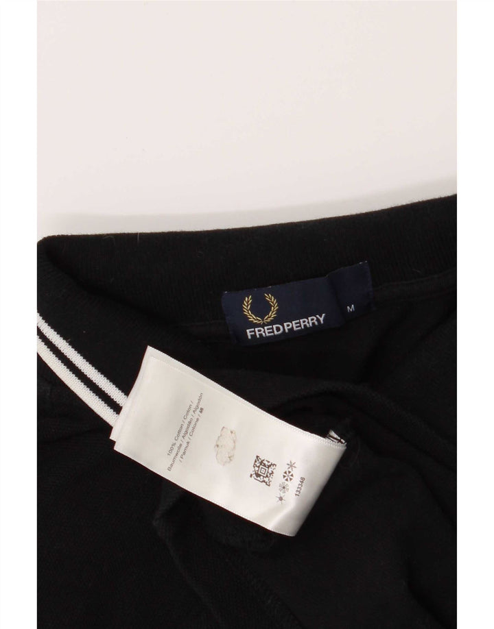 Polo Fred Perry Hombre Algodón Negro Medio