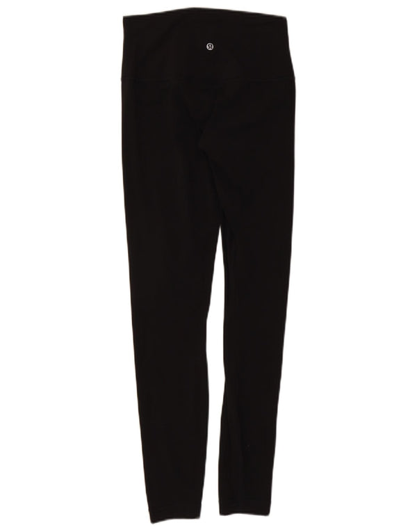 Lululemon Leggings para mujer US 6 mediano nailon negro
