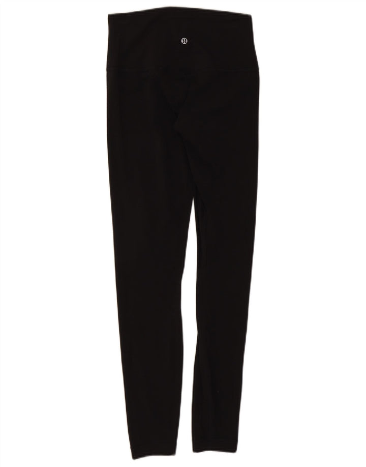 Lululemon Leggings para mujer US 6 mediano nailon negro