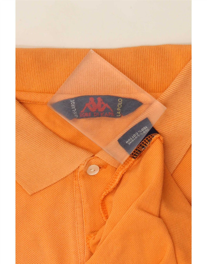Kappa Polo Hombre XL Naranja Algodón